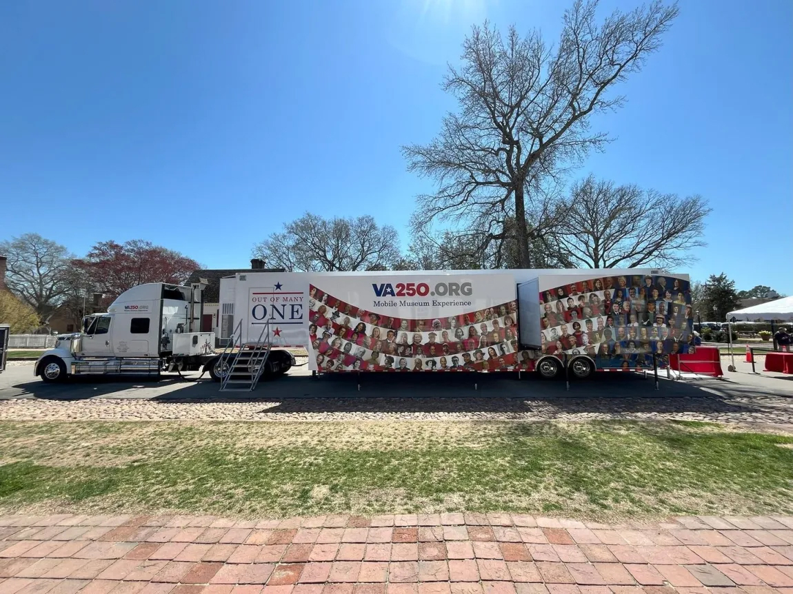 The Virginia 250 Mobile Museum.