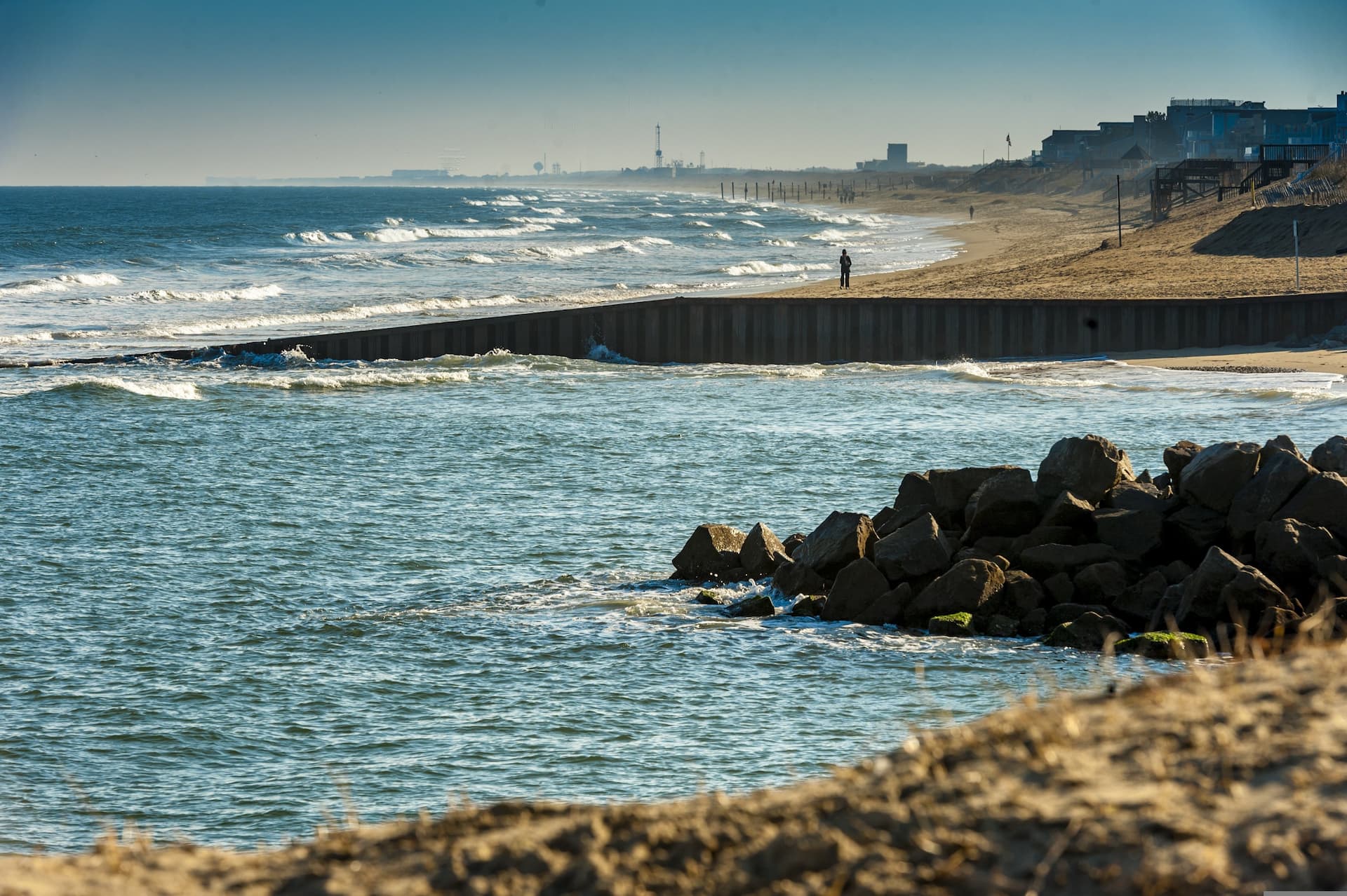 Virginia Beach coastline.