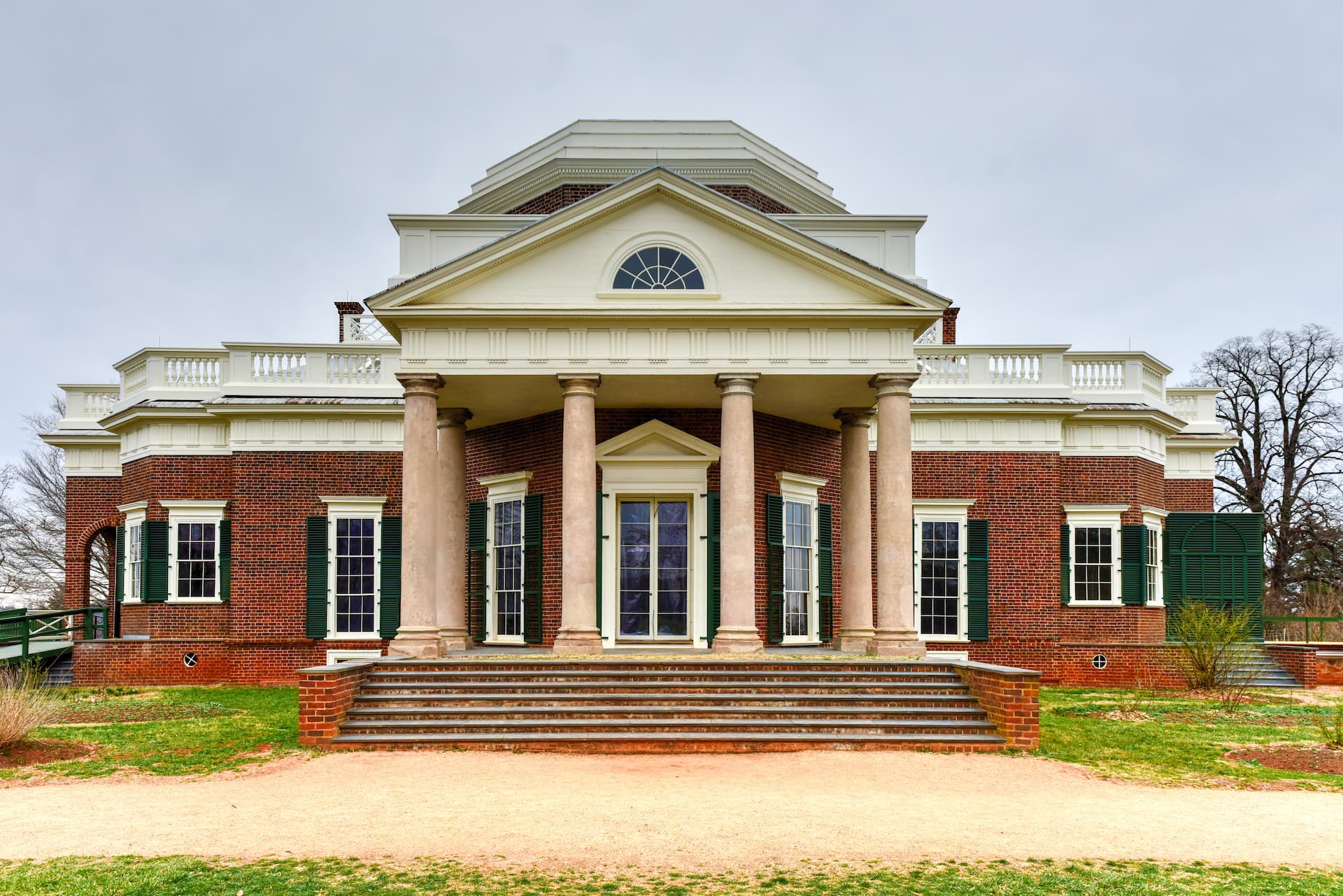 Thomas Jefferson's Monticello mansion.