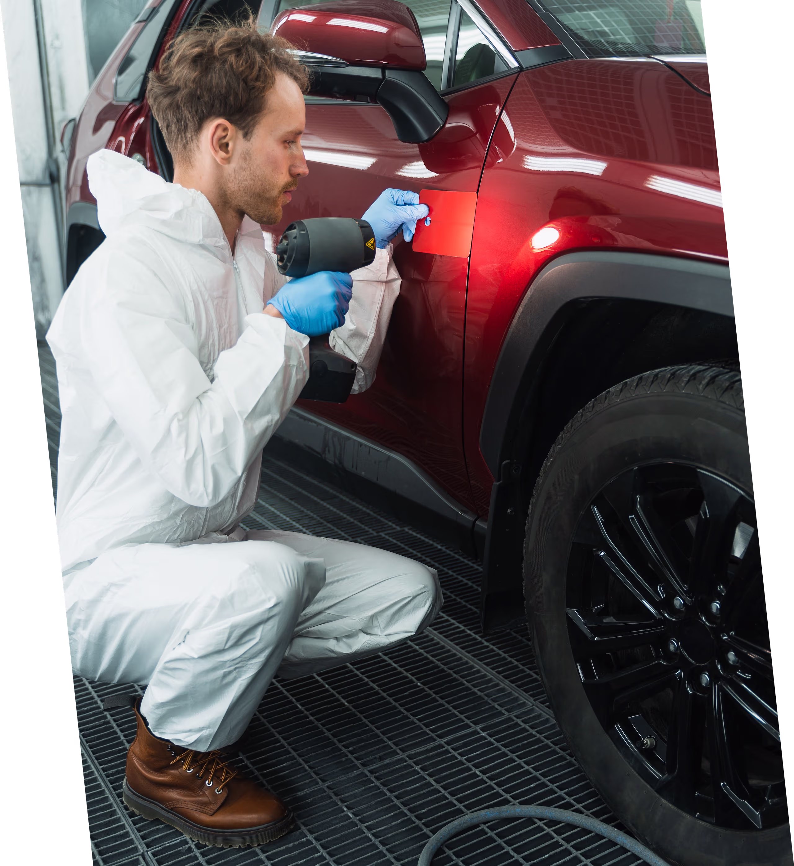 We match and refinish your car's paint after a collision using digital color tools, test sprays, and expert blending for an invisible repair.
