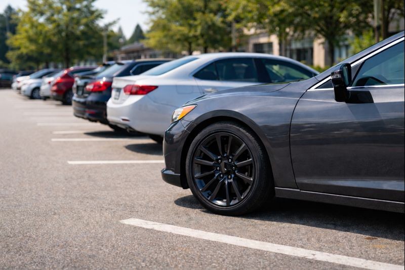 gps interface in use on a trucking dashboard