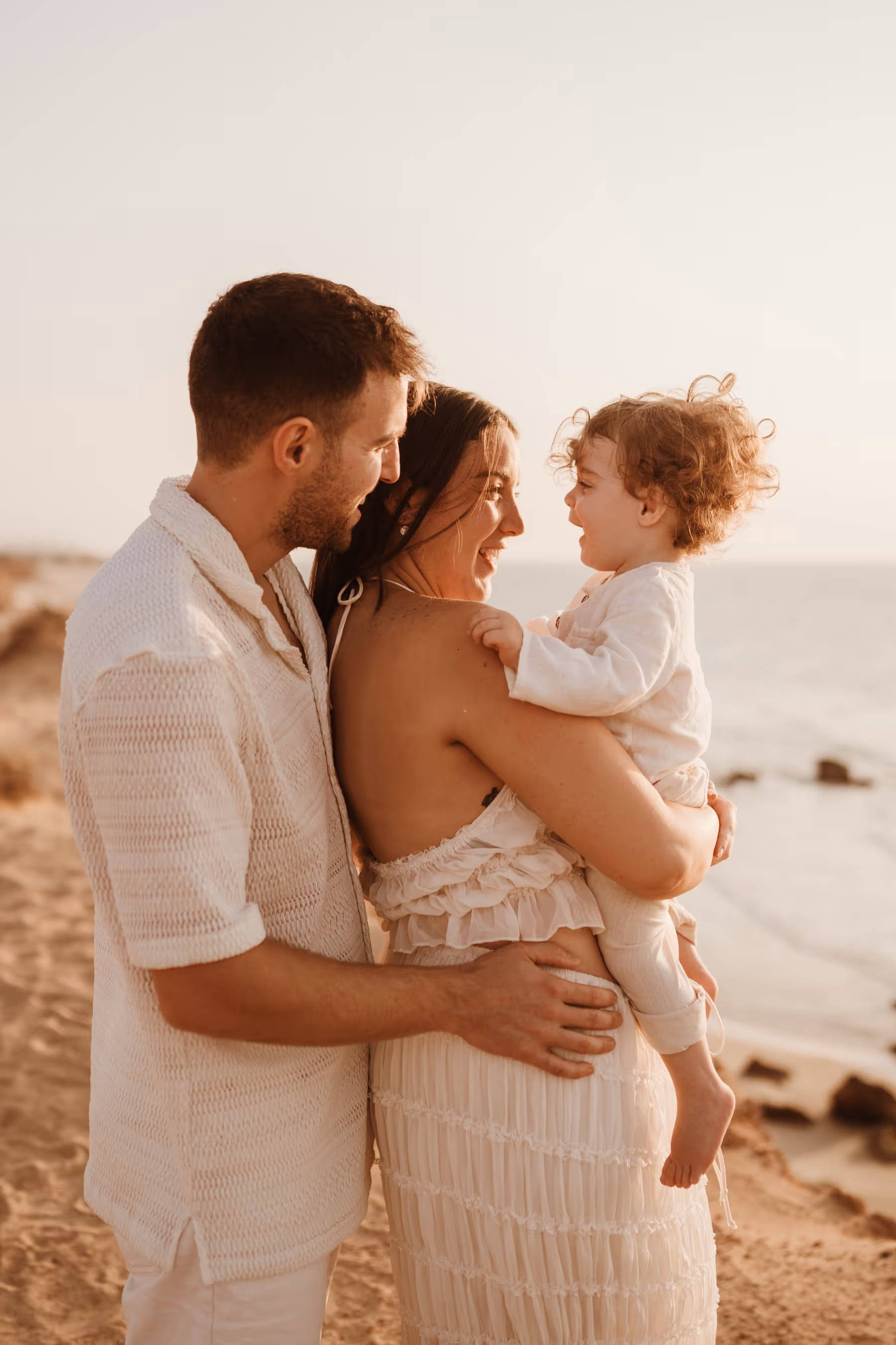 צילומי משפחה בחוף ים