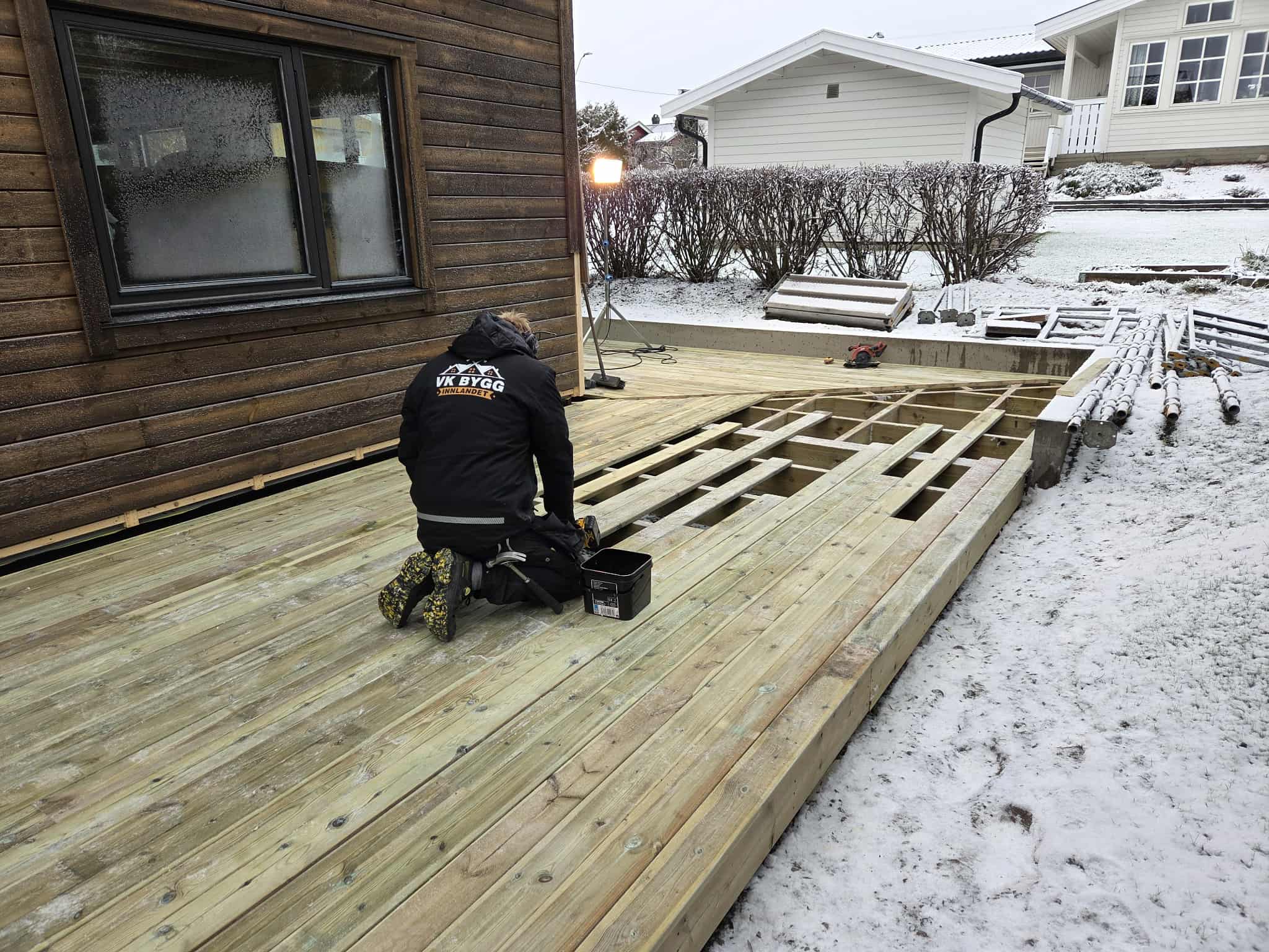 image of roof being repaired