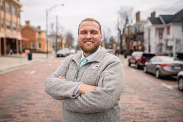 Professional Headshot of Smiling Male 