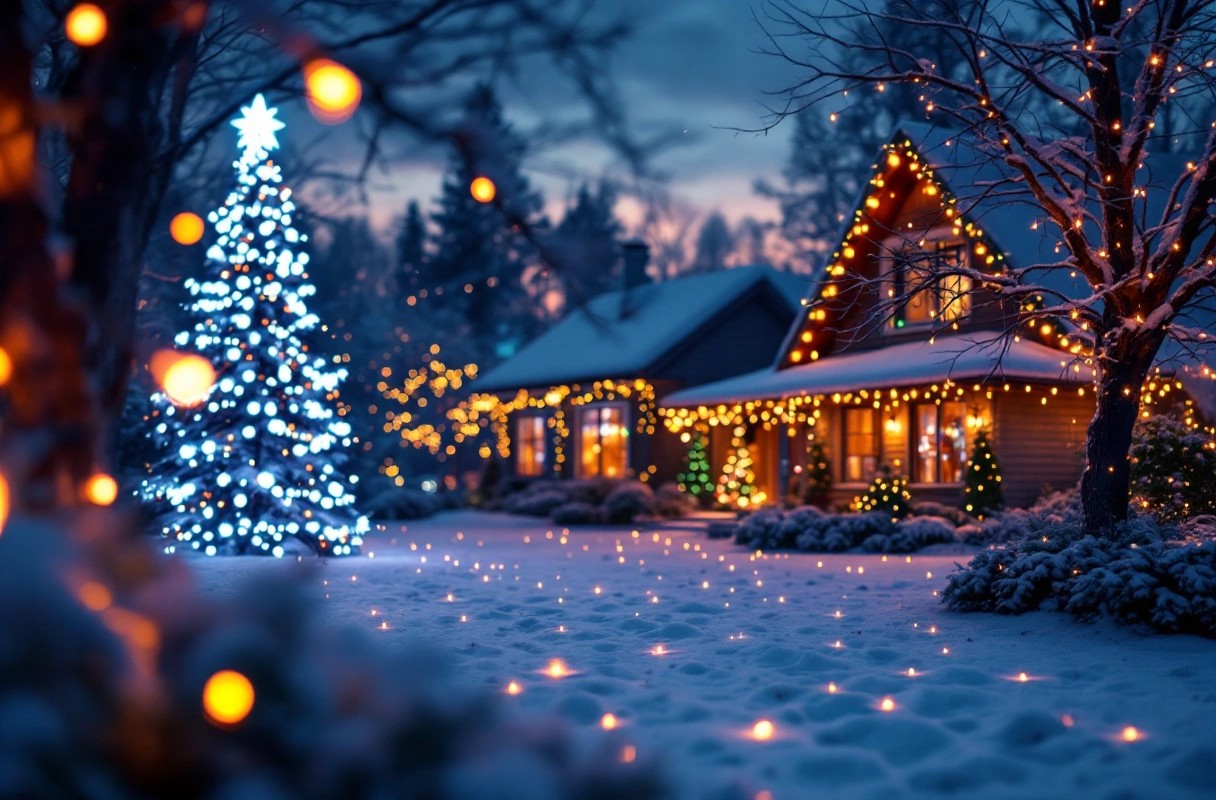 Professional image illustrating Understanding the Basics of Christmas Light Installation