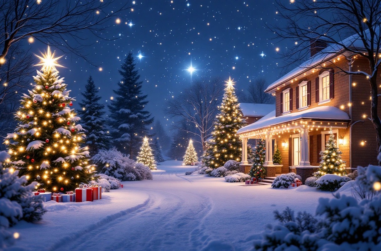 Professional image illustrating Planning Your Christmas Light Installation