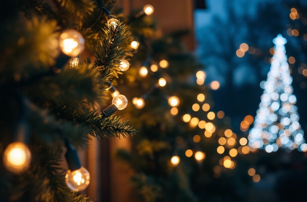 Professional image illustrating Common Mistakes to Avoid During Holiday Light Installation