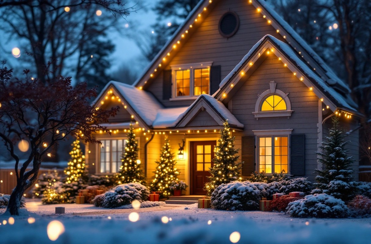 Professional image illustrating Understanding the Basics of Christmas Light Installation