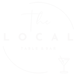 The Local Table & Bar White - Transparent logo