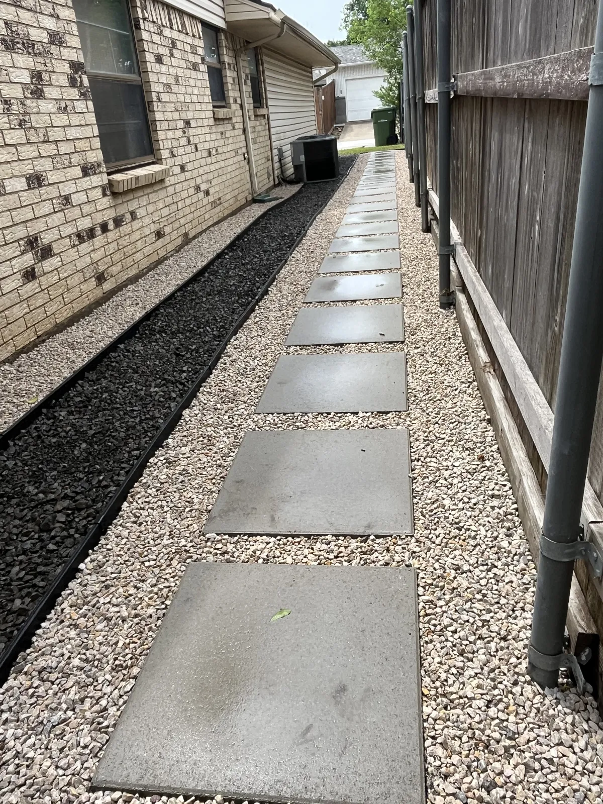 Driveway paver installation in Dallas TX by Prestige Landscape