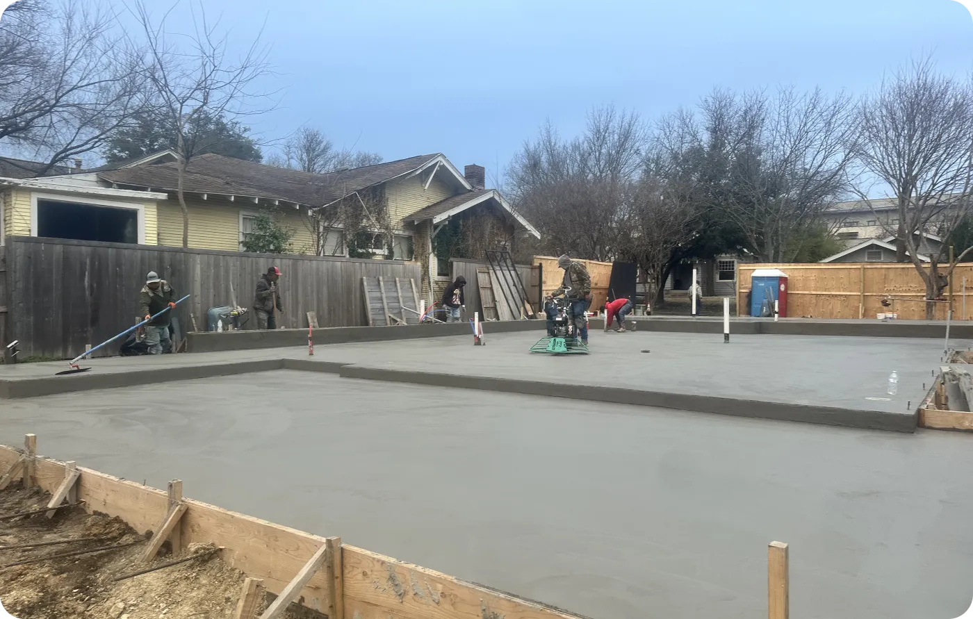 Custom landscape design and build in Dallas TX — full backyard