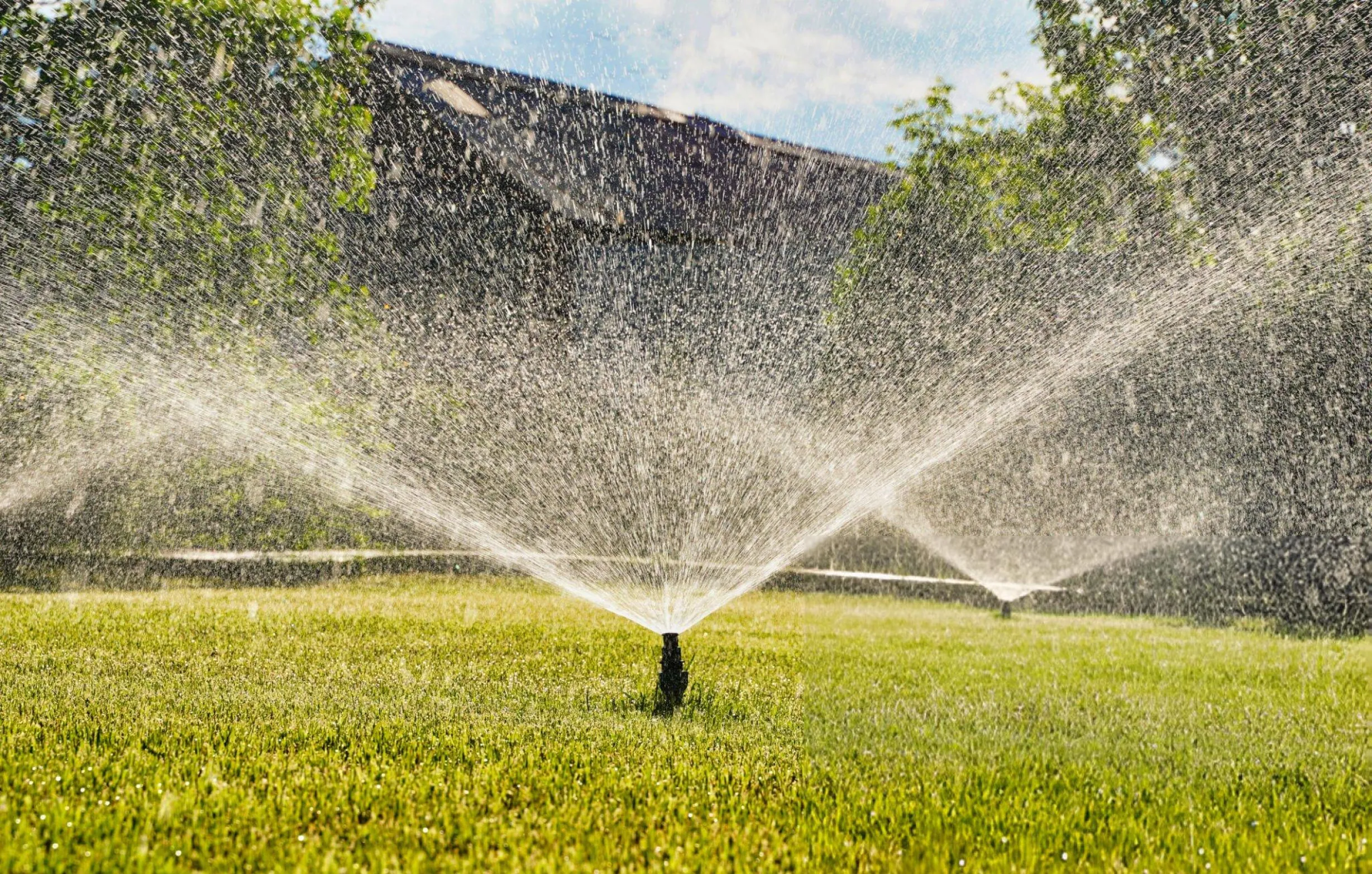 Irrigation system installation in Dallas TX — sprinkler system by Prestige Landscape