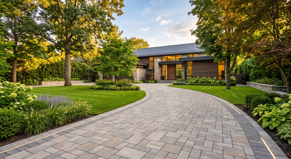 Hardscaping contractor in Dallas TX — paver patio and outdoor living build