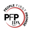PFP IPA logo with "People First Promise" circular design