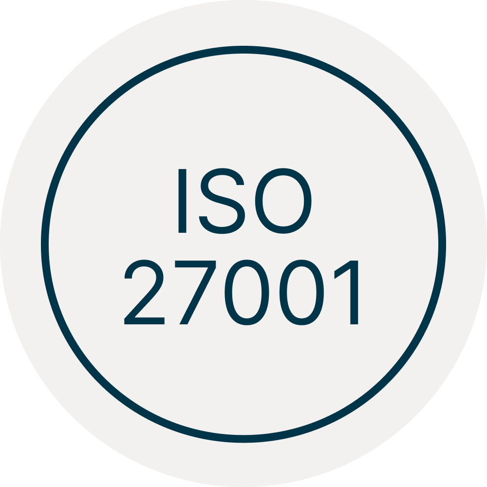 ISO 27001 badge