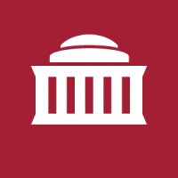 MIT Sloan School of Management logo with classical building design on red background