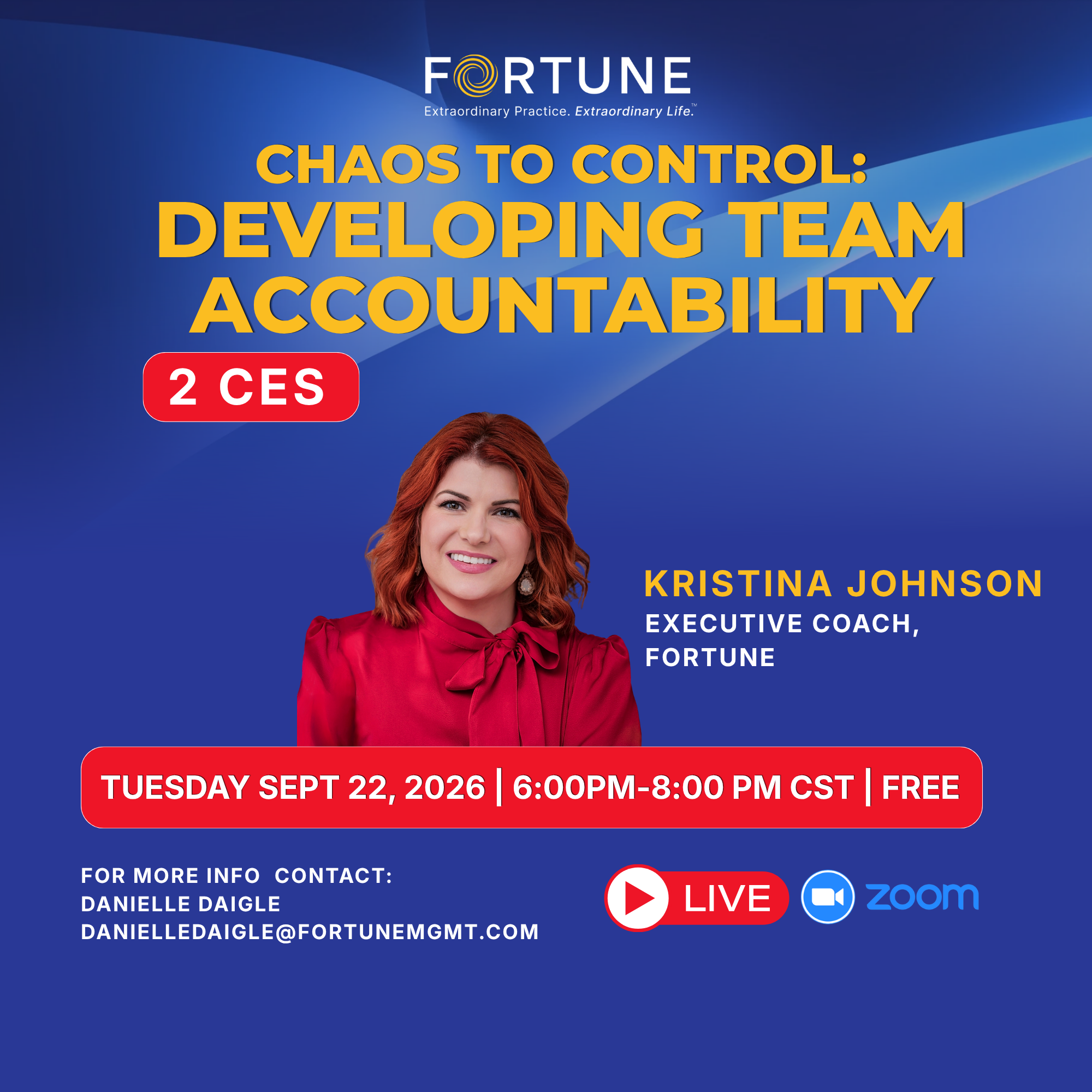 Chaos to Control: Developing Team Accountability