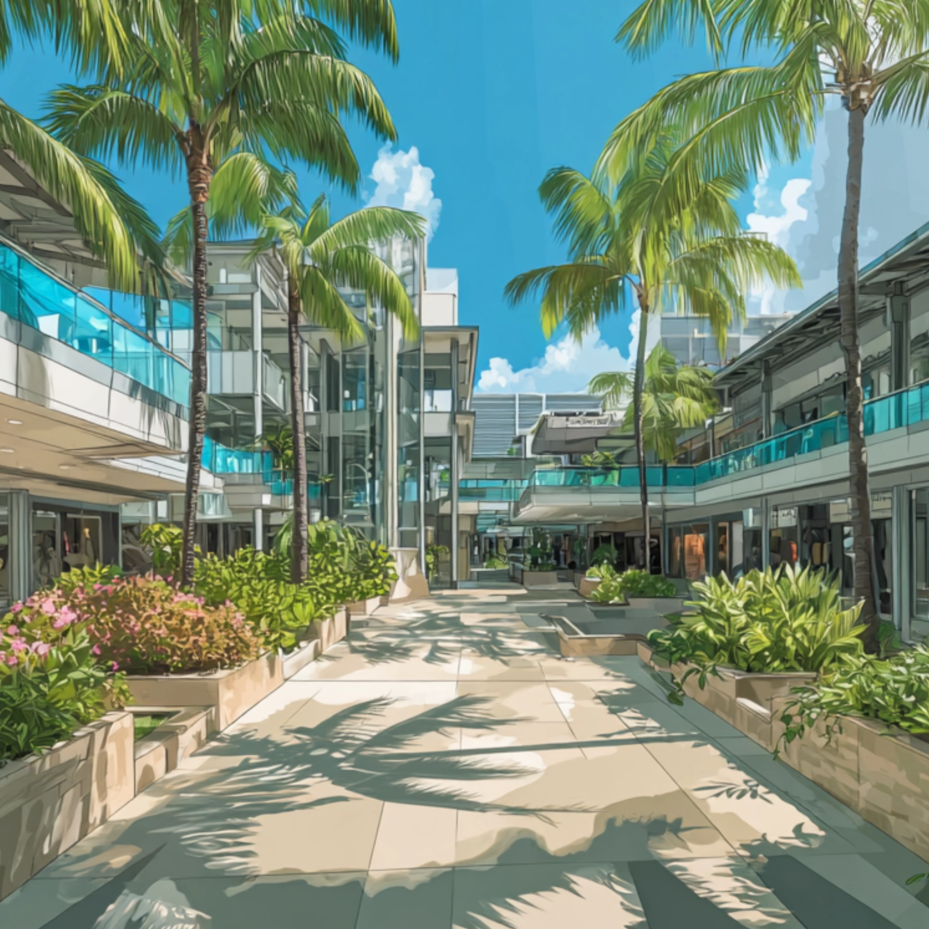 Mobile car wash and detailing at shopping malls like Ala Moana and Pearlridge, Honolulu