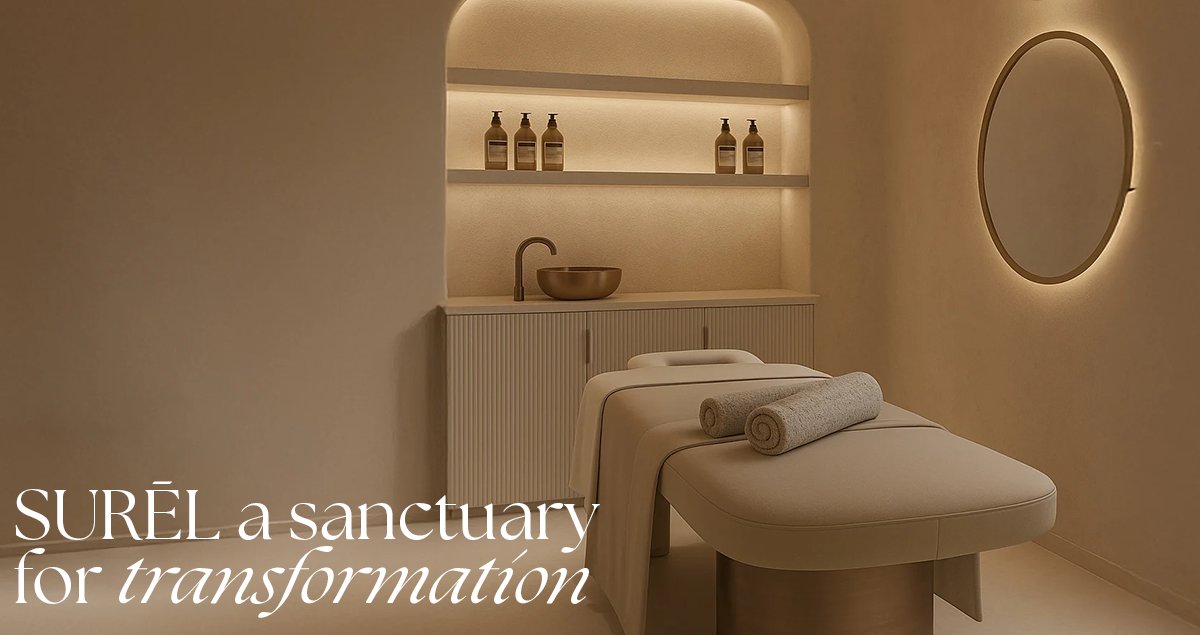 Clean, professional medical spa treatment room with neutral tones at SURĒL Medspa in Schaumburg
