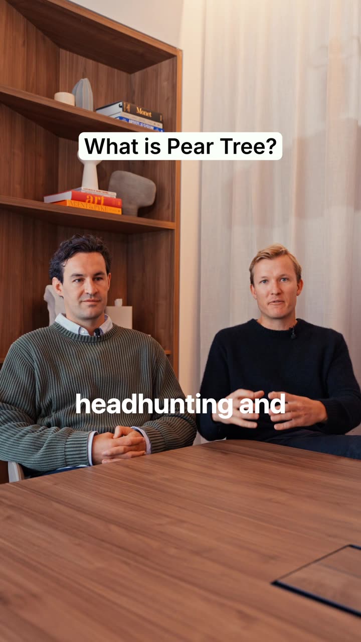 Nick and Frank of Pear Tree in conversation