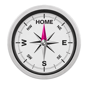 Home compass