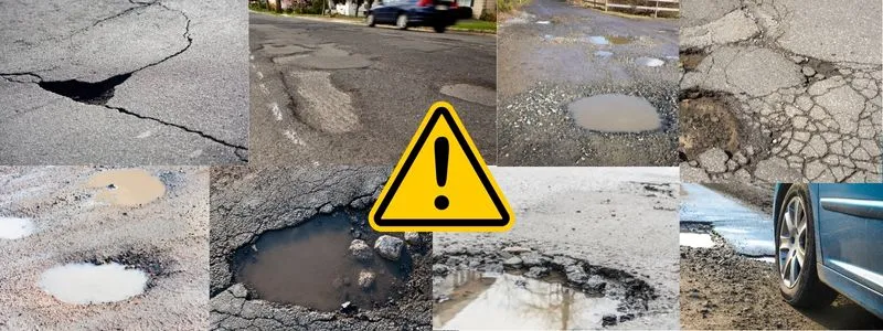 Several different roads with potholes illustrating common customer advocacy manager pitfalls.