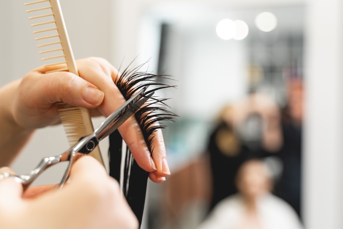 Haircut for senior by Clipper Salon