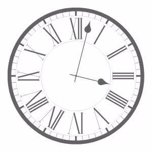 sweet paris icon clock