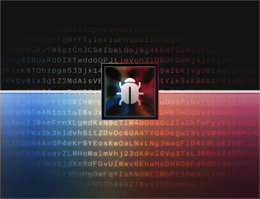 A picture of a person standing in front of a computer screen.