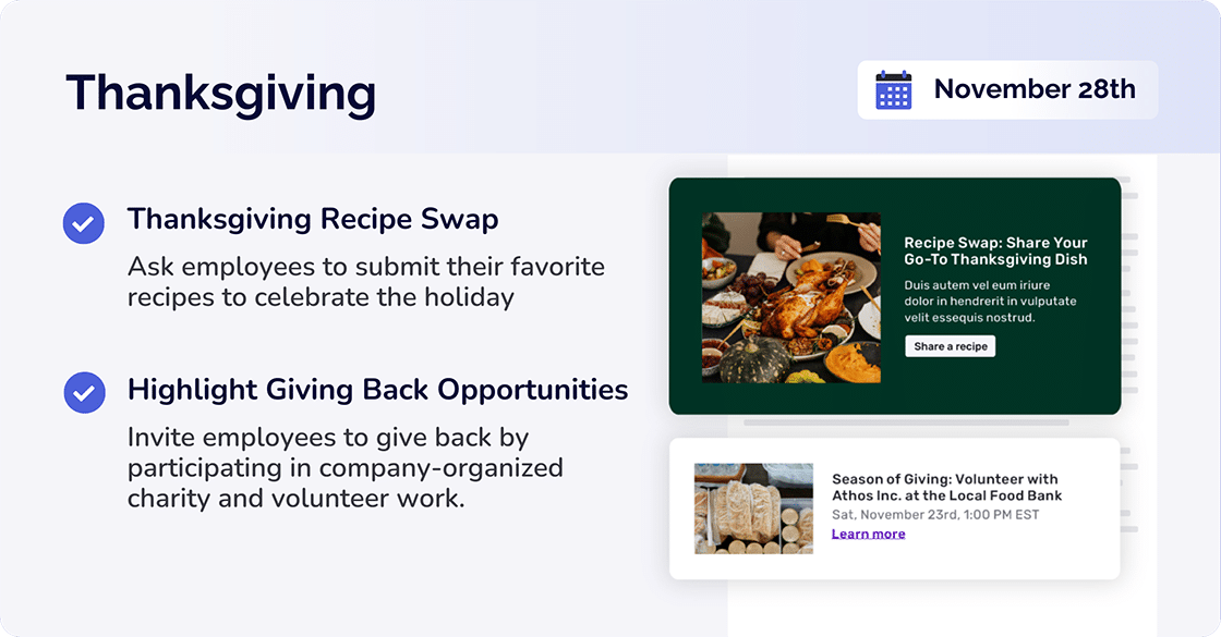 11 Daily November Newsletter Ideas for Workplaces