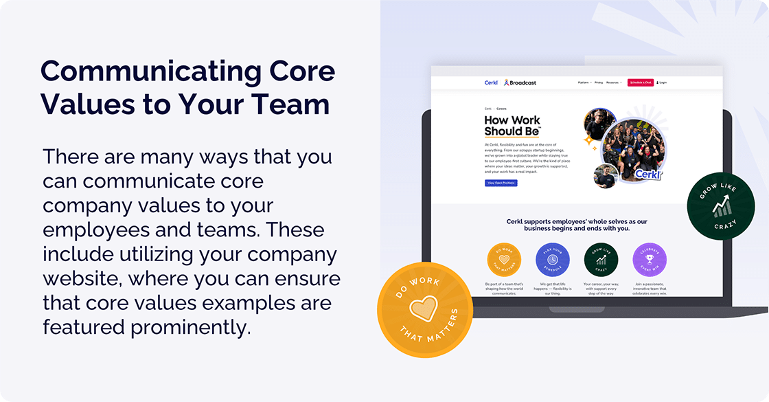 Communicating Core Values to Your Team