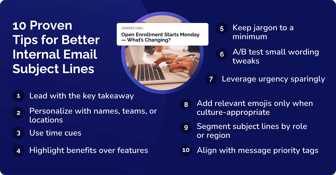 10 Proven Tips for Better Internal Email Subject Lines