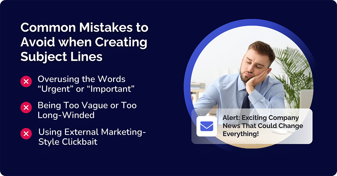 common mistakes to avoid when creating subject lines