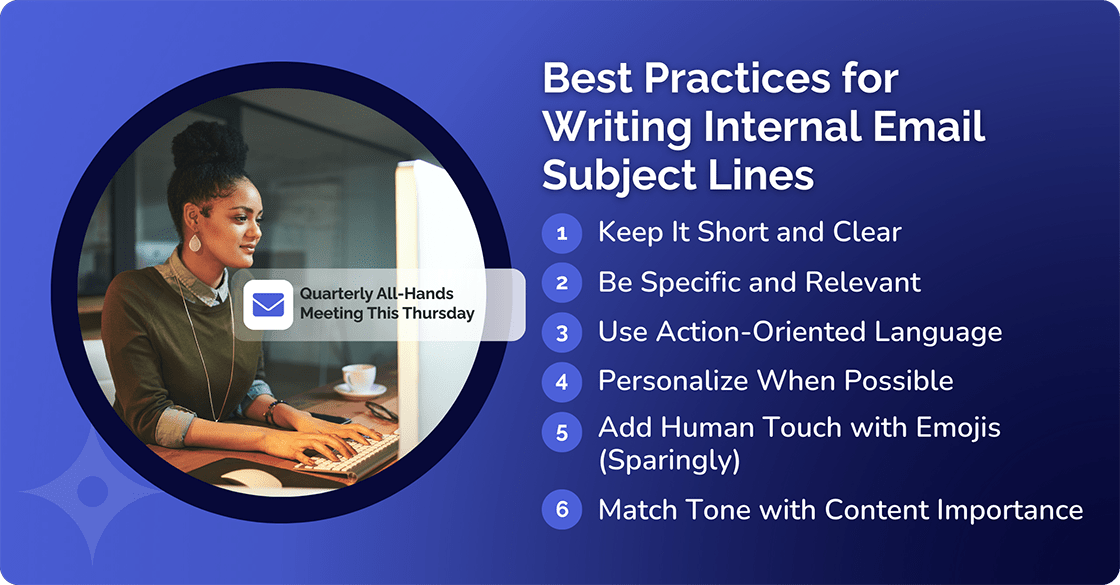 best practices for writing internal email subject lines