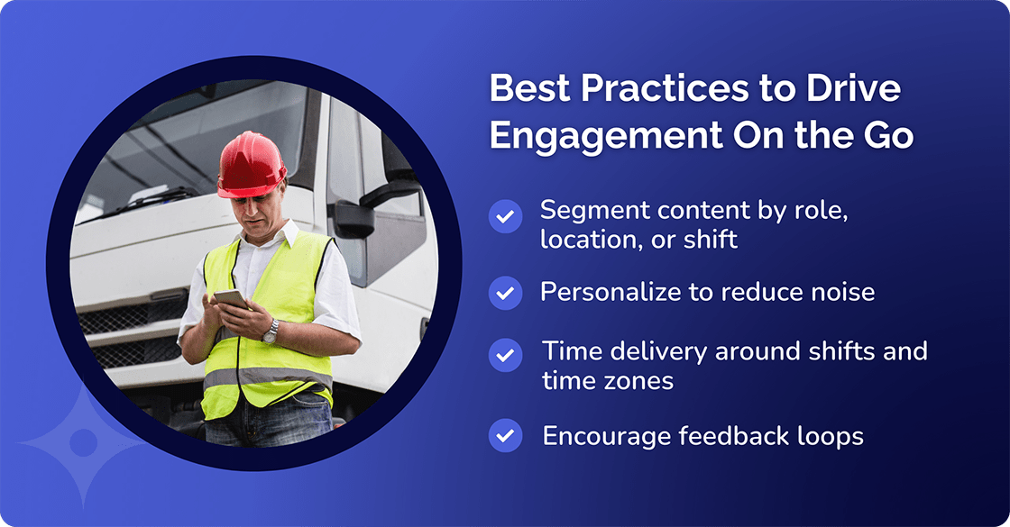 best practices to drive engagement on the go