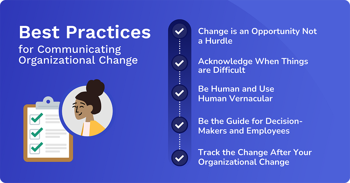 best practices for communicating change