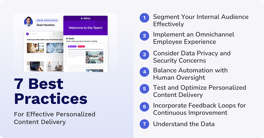 Best Practices for Effective Personalized Content Delivery