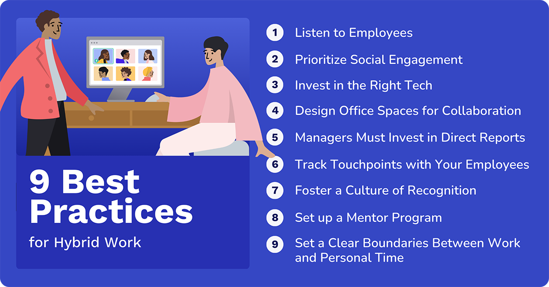best practices for hybrid work