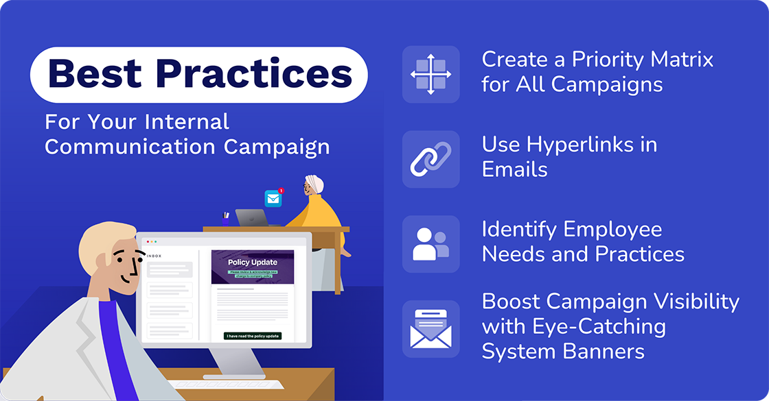 best practices internal communication campaign
