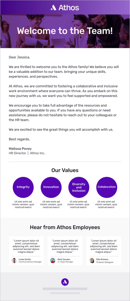 The Welcome Wagon Newsletter Template