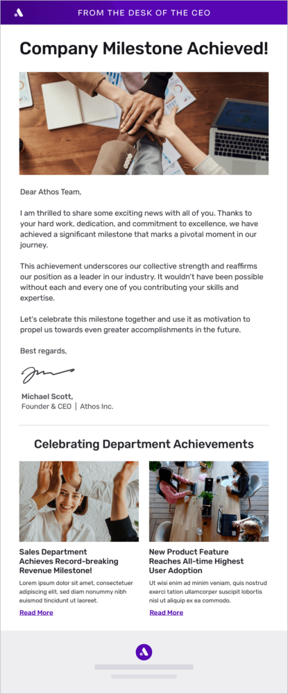 The Big Picture Newsletter Template