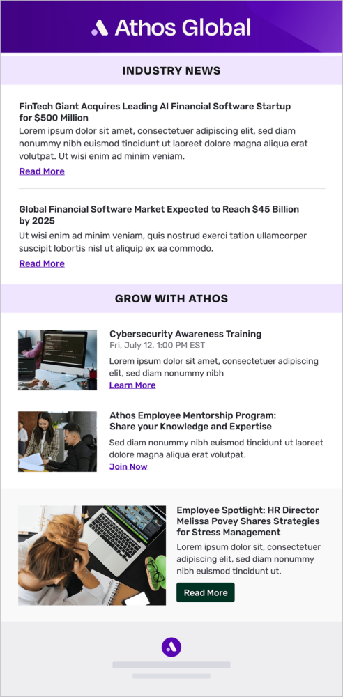 The Knowledge Hub Newsletter Template