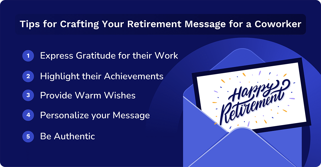 Tips for Crafting Your Retirement Message for a Coworker