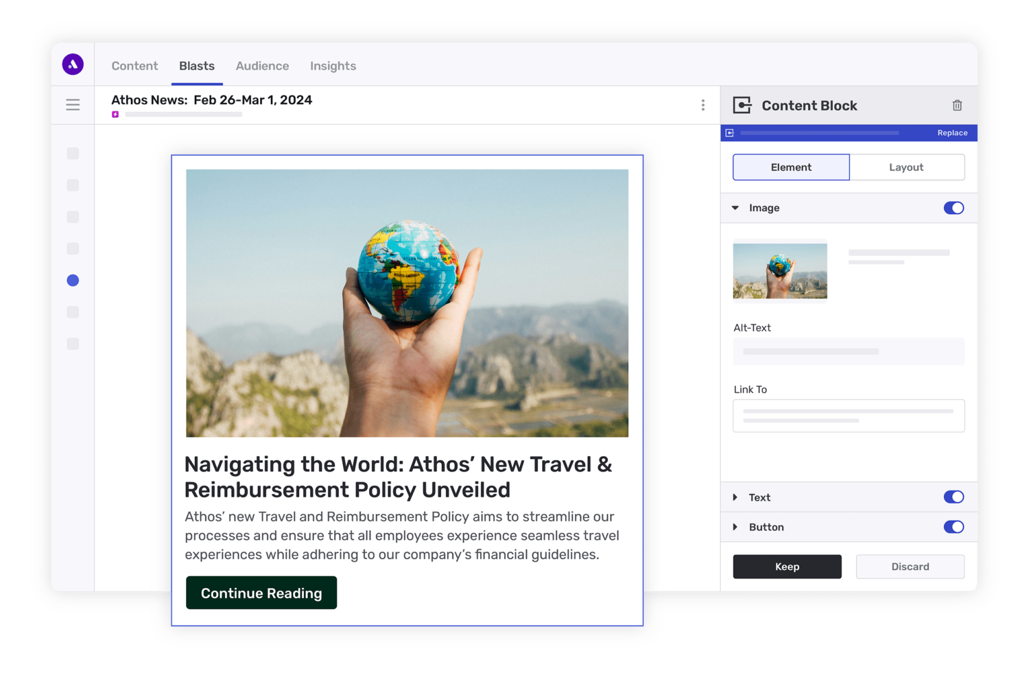 Content Block Evolution