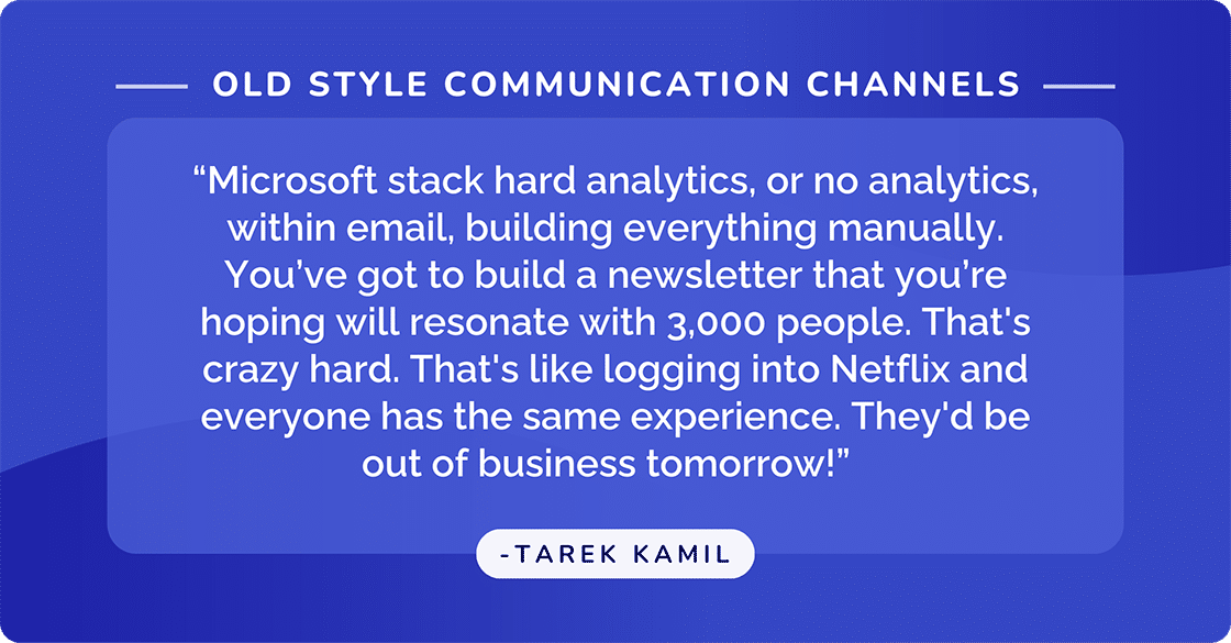 Old Style Communication Channels