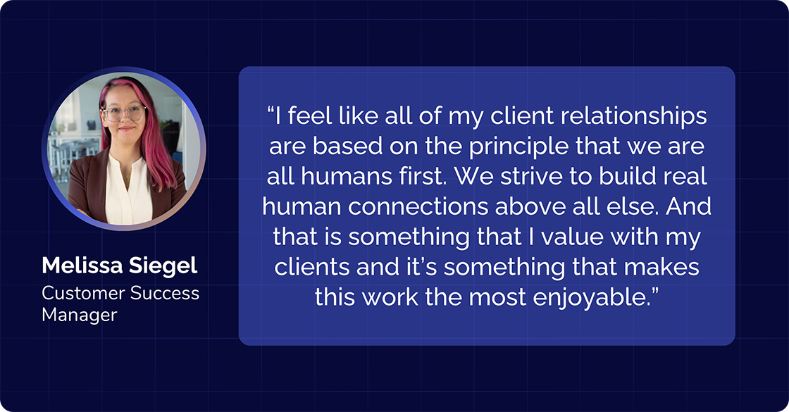 Melissa Siegel, Customer Success Manager