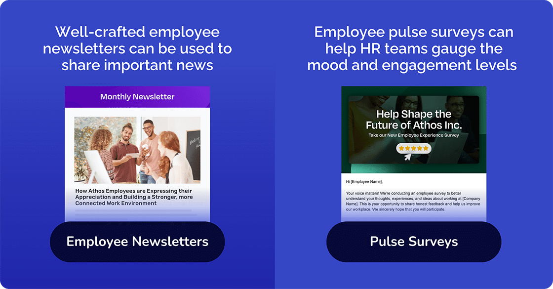 Employee Newsletter and Pulse Survey