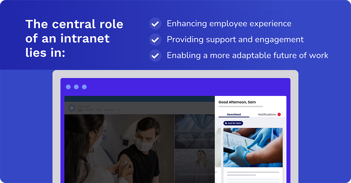 central role of a cms intranet