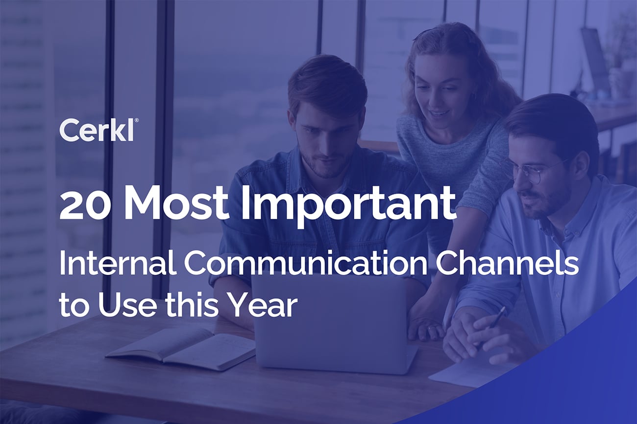 Most Important Internal Communication Channels|internal communication channels||||||