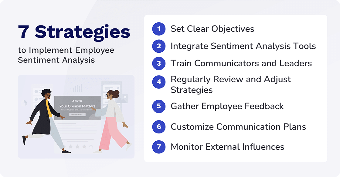 7 strategies to implement employee sentiment analysis